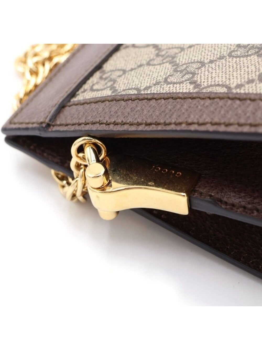Gucci Chain Shoulder Bag Ophidia GG Supreme Leather - Picture 7 of 8